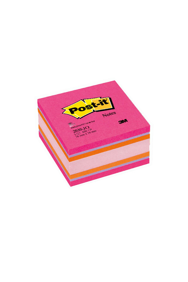 Αυτοκόλλητα χαρτάκια 76x76 Post-it πολύχρωμα 2030-JO