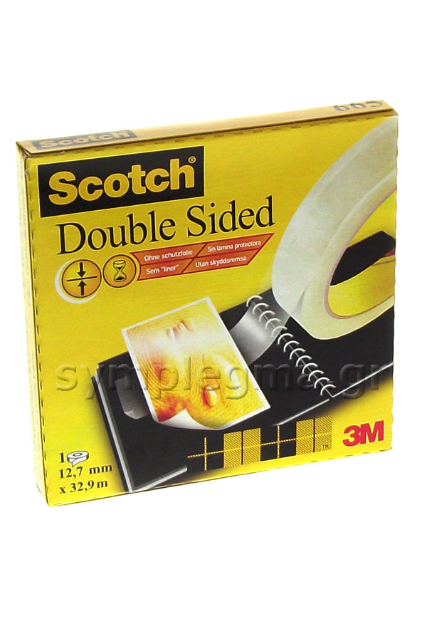 Ταινία διπλής όψης Scotch Double Sided 3M 12,7mmx32,9m