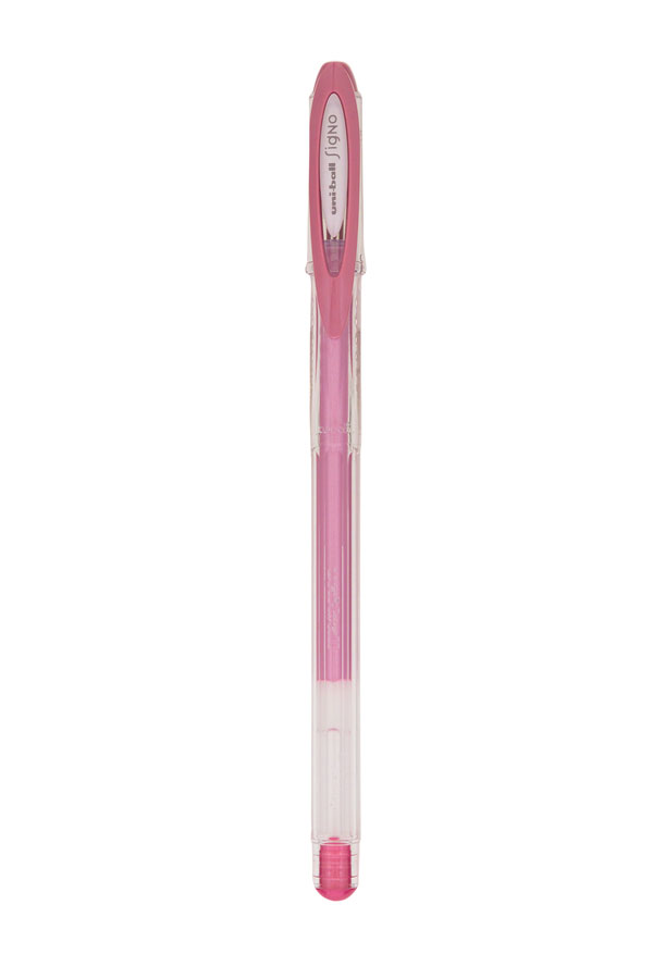 Στυλό uni ball Signo NOBLE METAL 0.8 μεταλλικό ροζ UM-120NM