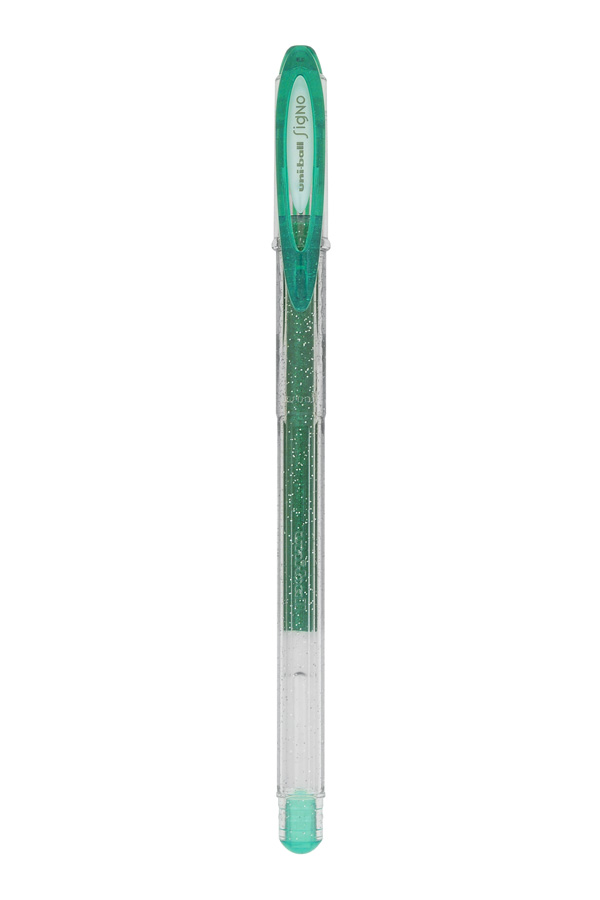 Στυλό uni ball Signo Sparkling 1.0 glitter πράσινο UM-120 SP